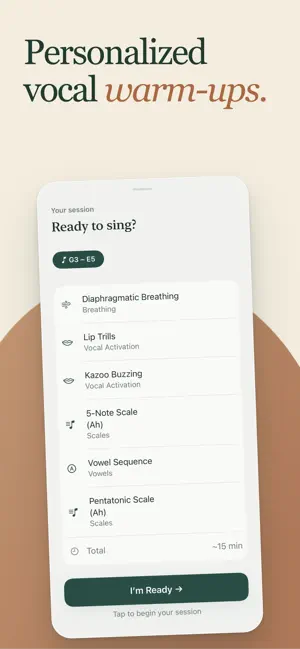 Lyrric: Vocal Coach & Training screenshot 1