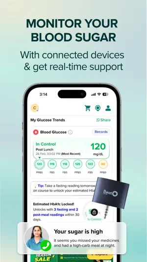 BeatO Diabetes Management screenshot 3