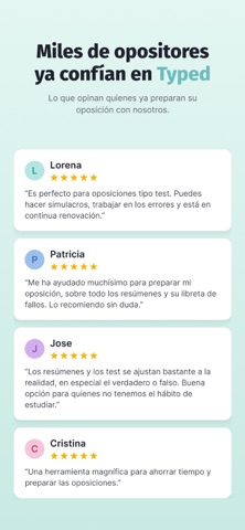 Typed AI: Tests de oposiciones Screenshot 5 of 5