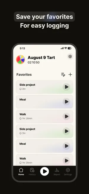 Tarte - Daily Time Tracker screenshot 2