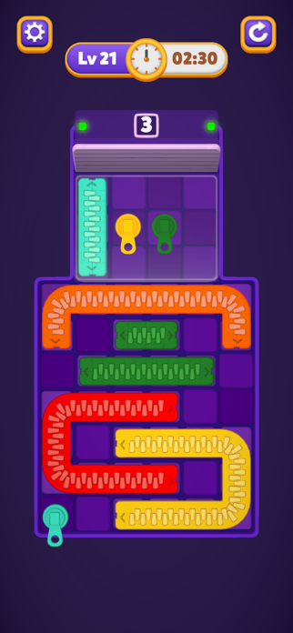 Zipper Jam Puzzle Screenshot 3 of 6