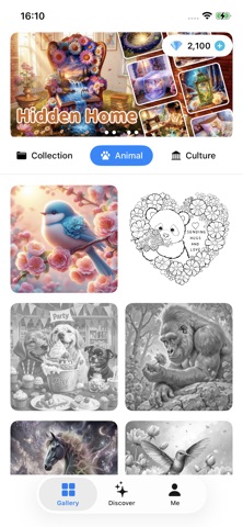 Colorscapes : Color by Number iPhone screenshot