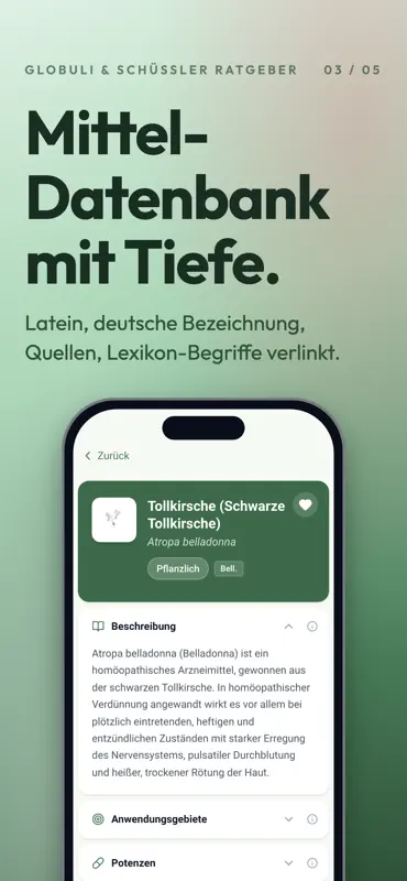 Globuli & Schüßler Ratgeber screenshot 3 of 5