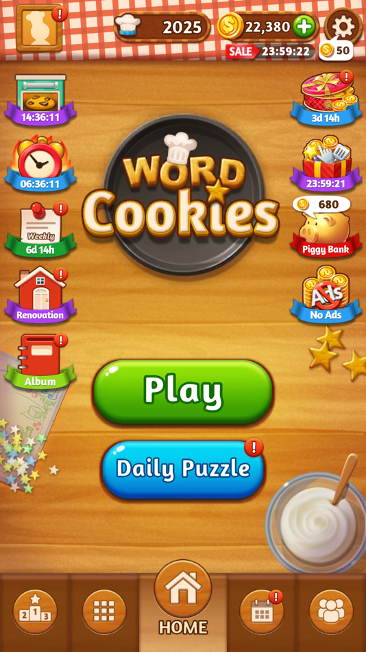#6. Word Cookies!® (iOS) 由: BitMango, Inc.