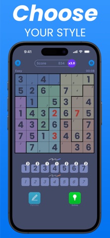 Sudoku Shapes - puzzling.com Screenshot 8 of 9