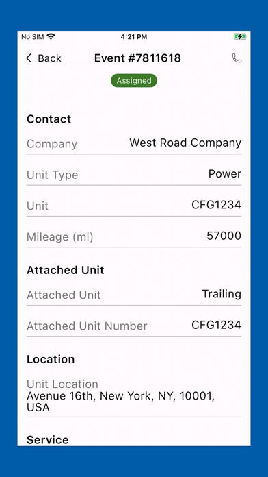 FleetNet Mobile App Screenshot