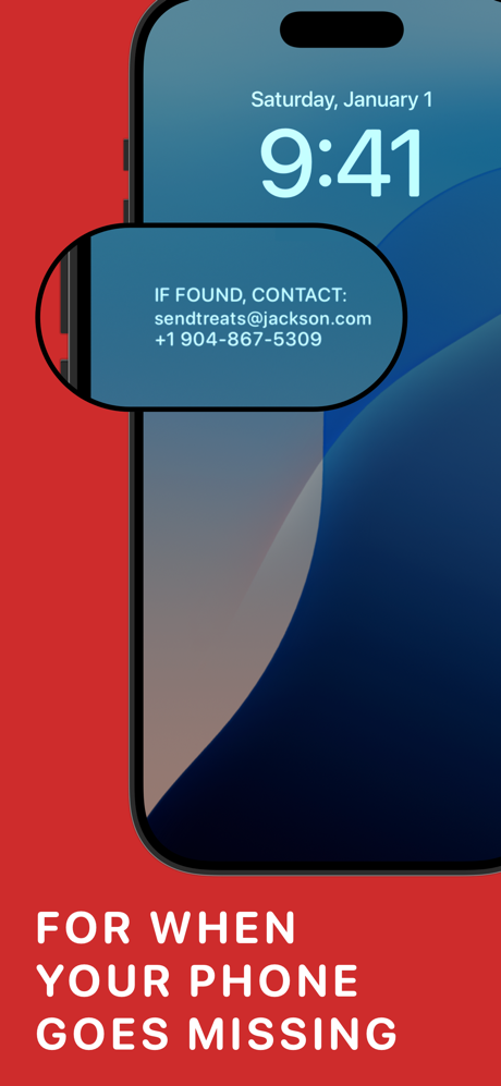 Nametag - Lost Phone Widget screenshot 2