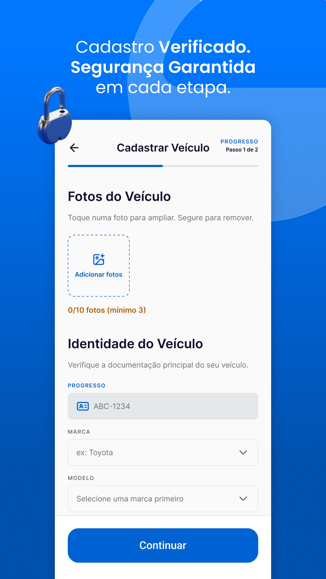 Screenshot 2 of Beep - Aluguel de veículos