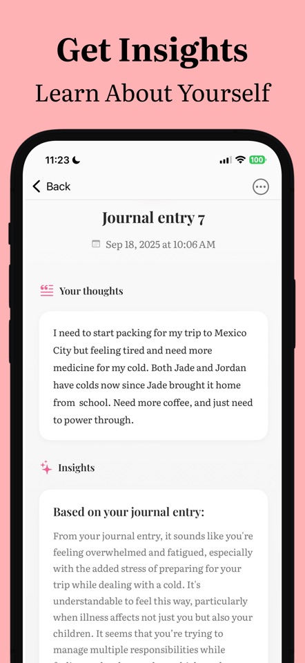 MamaSaysSo: AI Journal for Mom screenshot 3