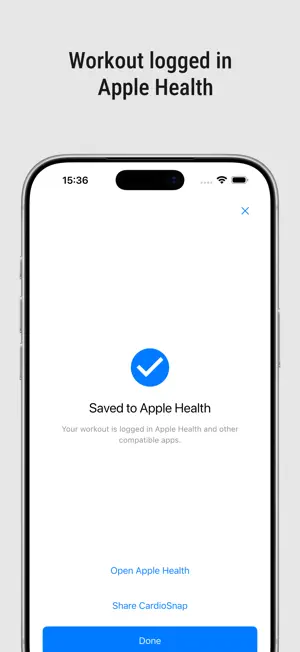 CardioSnap: track any workout screenshot 3