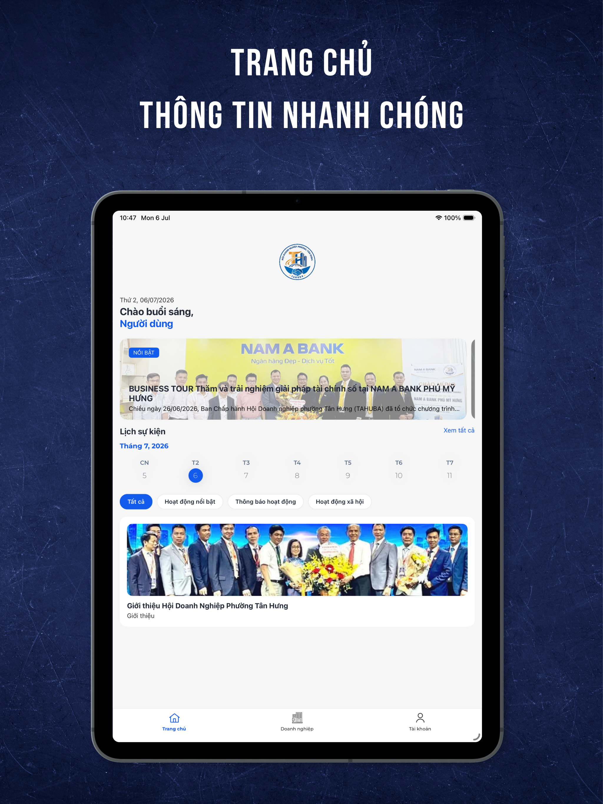 Hội Doanh Nghiệp Tân Hưng screenshot 5