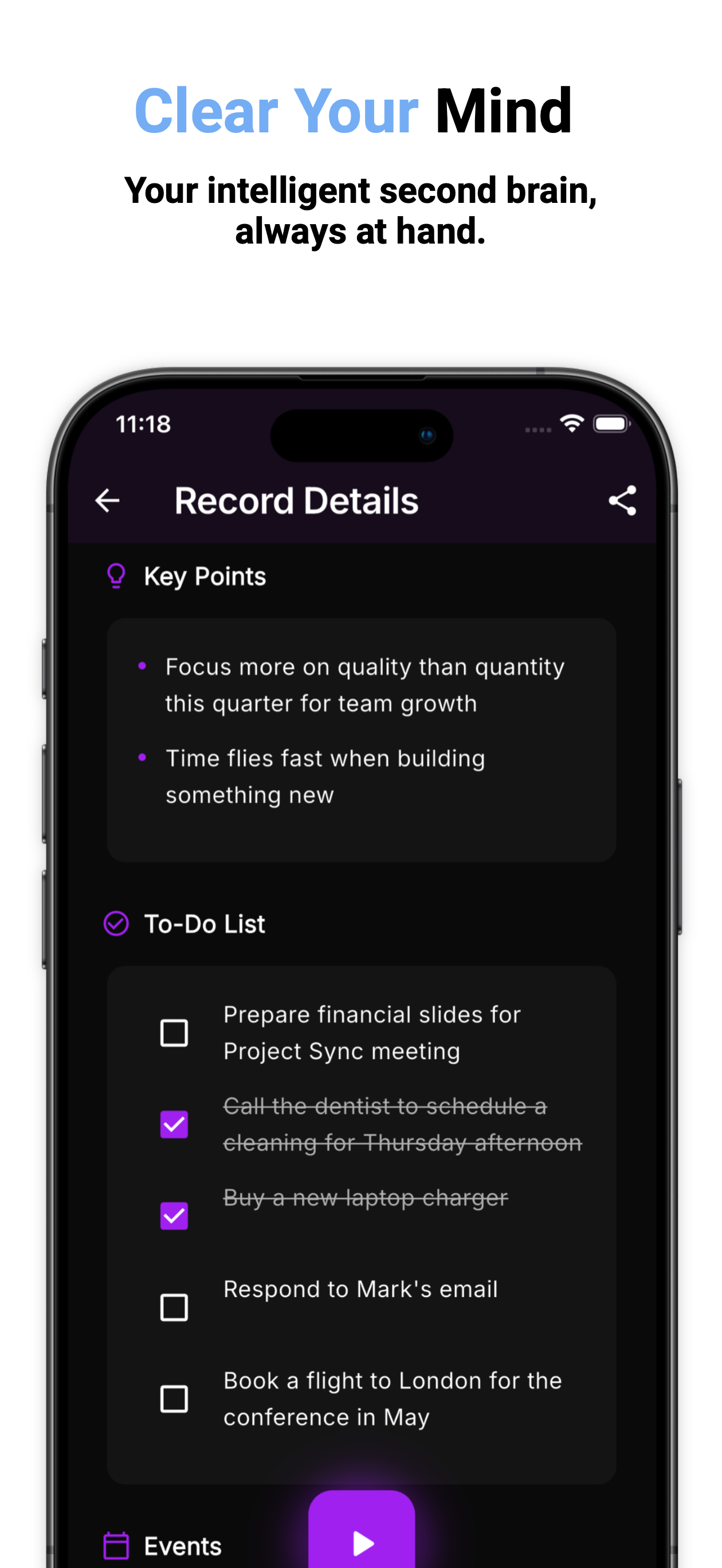 AurIQ — AI Voice Task Manager screenshot 4