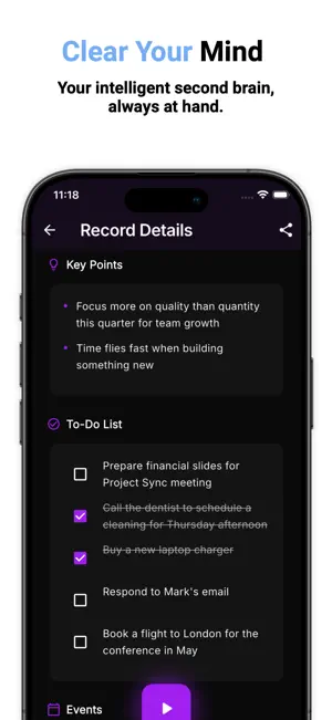 AurIQ — AI Voice Task Manager screenshot 4