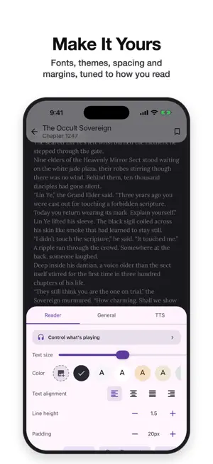Lipex Light Novel Reader screenshot 4