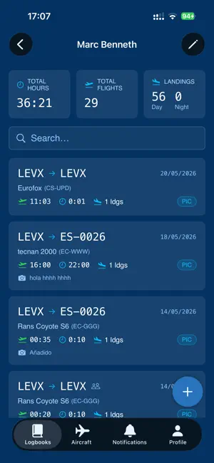 JustLogbook screenshot 1