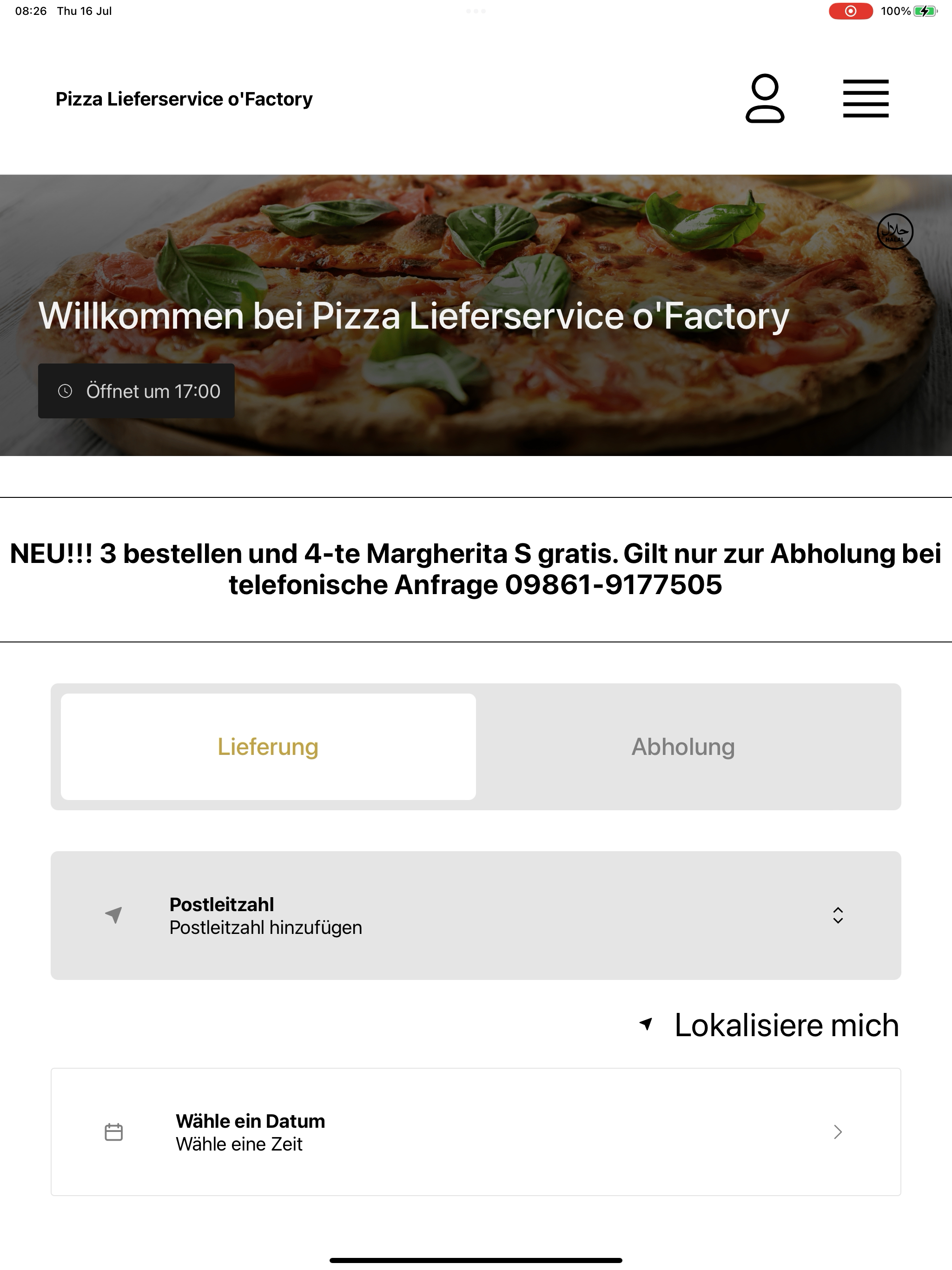 Pizza Lieferservice o'Factory screenshot 9