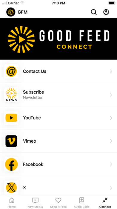 Good Feed Media iPhone screenshot 4 - Education app
