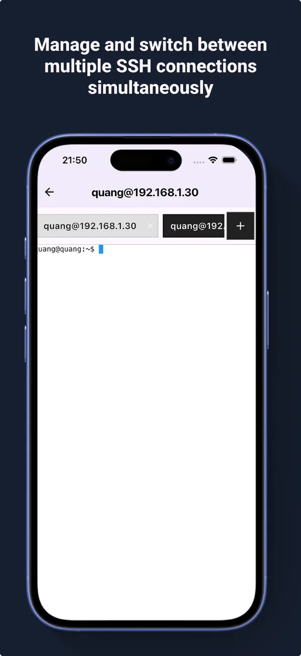 #1. Terminal - VPS client (iOS) Podle: KHANG LE