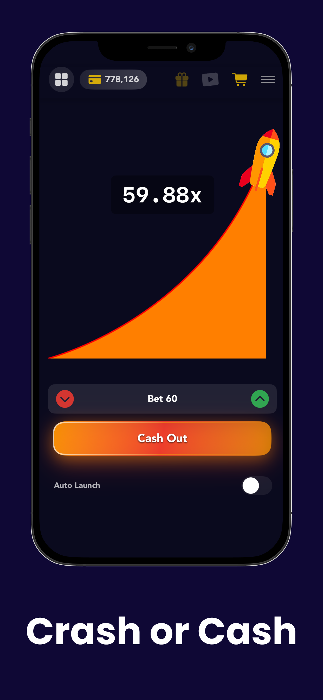 Crash or Cash - Lucky Casino