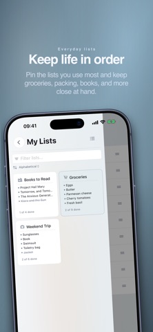 My Next: List Screenshot 1 of 5