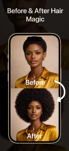 AI Hairstyle - Hair Color iPhone screenshot