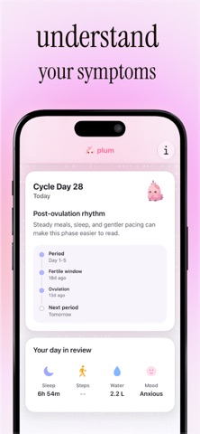 Plum: Period & Cycle Tracker Screenshot 4 of 6