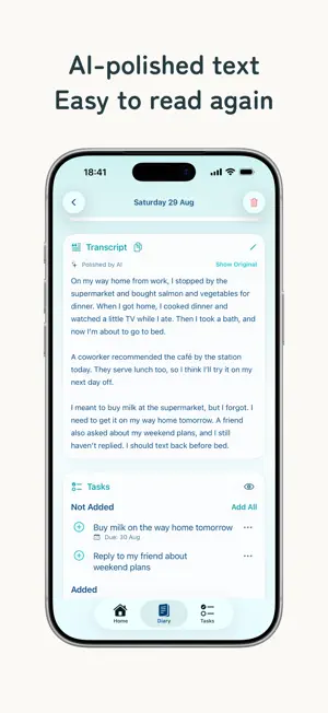 Kamerii: Voice Diary & Journal screenshot 3