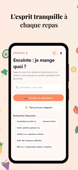 Enceinte : je mange quoi ? screenshot 1