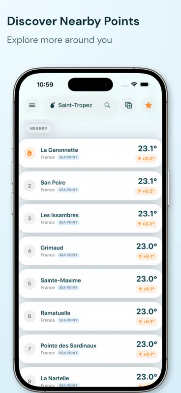 Sea Water Temperature screenshot 9 of 10