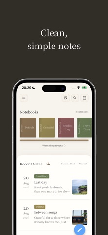 Quiet Journal: Diary & Notes Screenshot 1 of 6