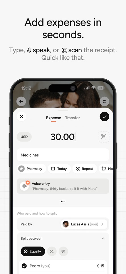 TakeControl: Split Expenses screenshot 3