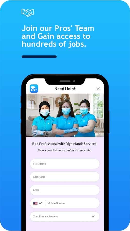 #4. Right Hands Pros (iOS) 由: Right Hands cleaning Services