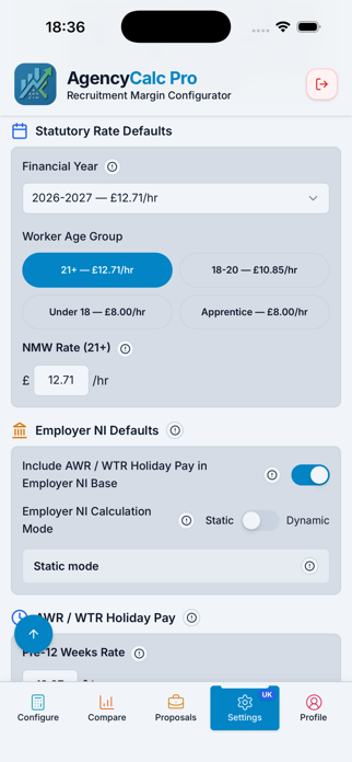 AgencyCalc Screenshot 7 of 8
