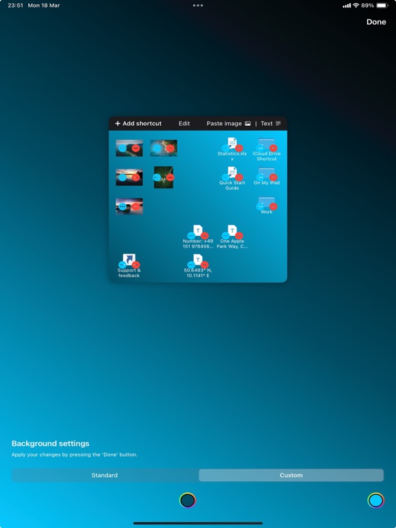 Desktop mini @ your Homescreen iPad screenshot 6 - Utilities app