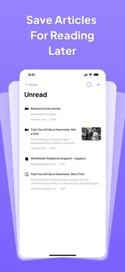 Скриншот ReadLater: GoodLinks Pro на iPhone 3