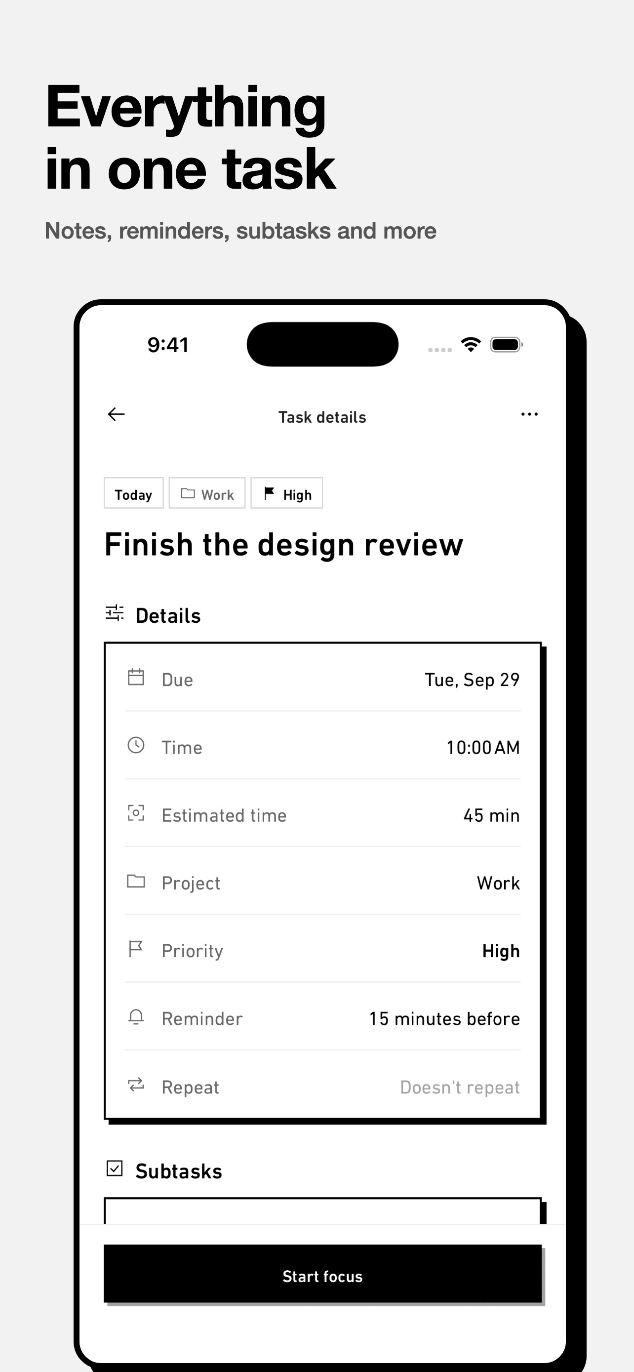 Screenshot 5 of Doo: Calm Tasks & Focus