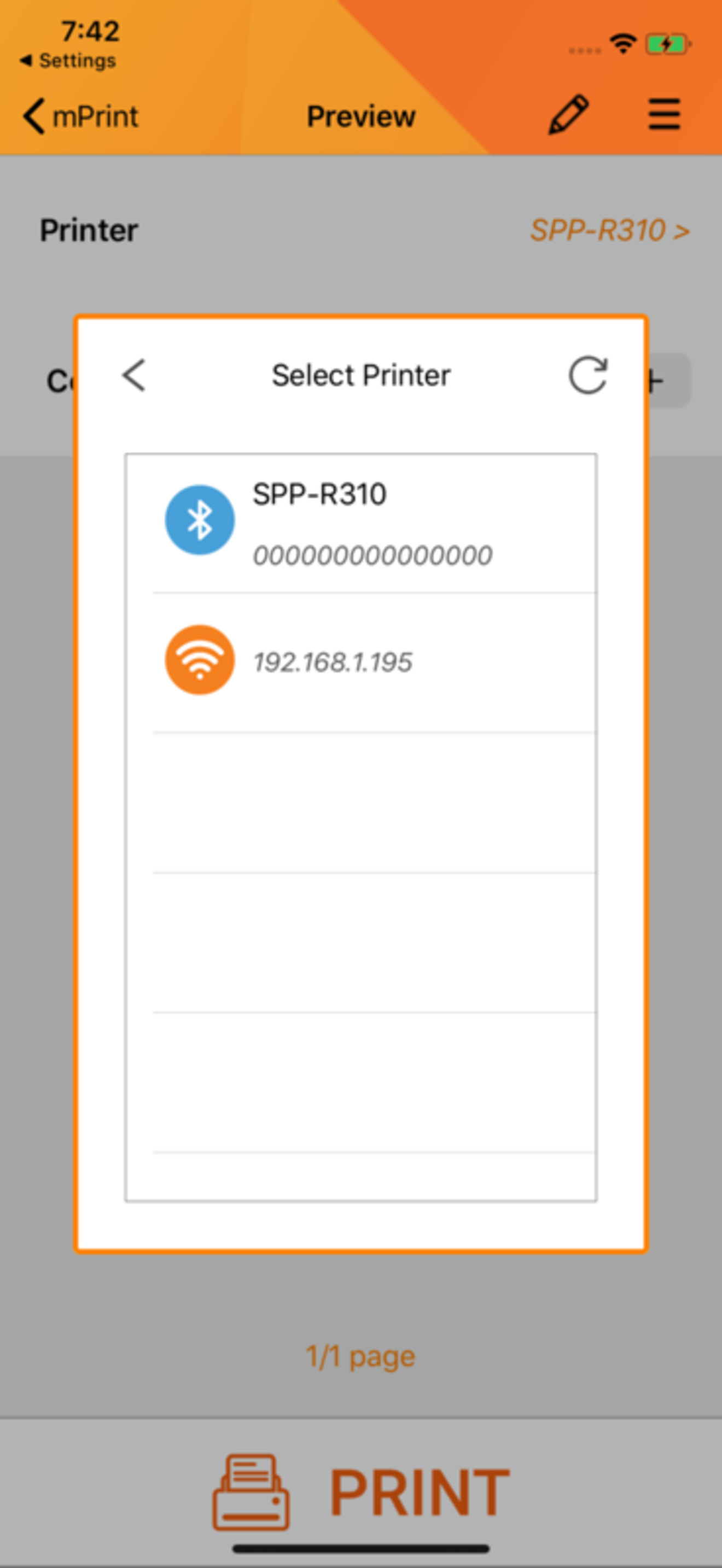 mPrint screenshot 3