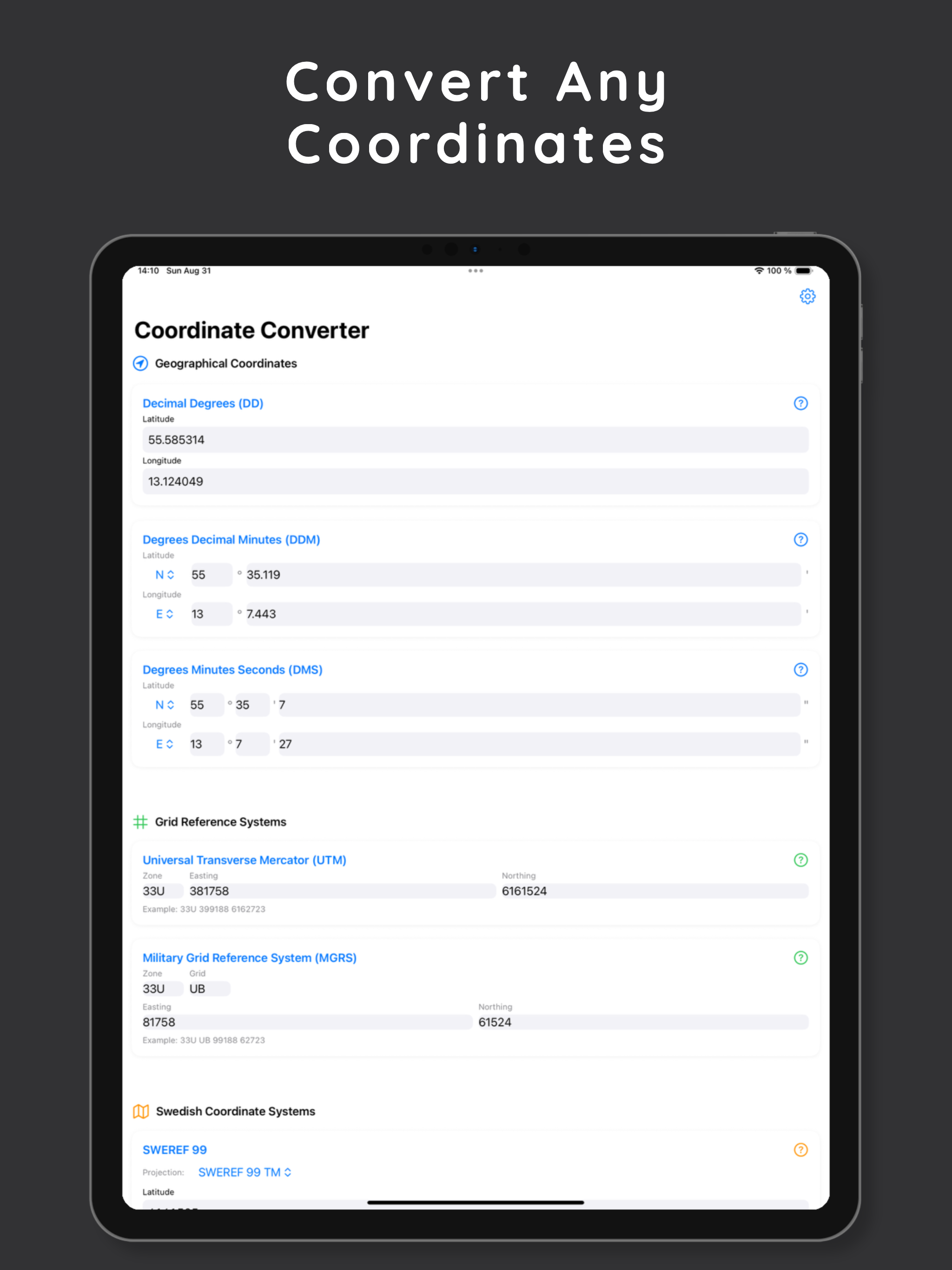 CoordTool screenshot 7