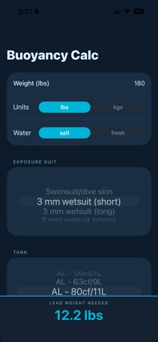 Buoyancy Calc Screenshot 1 of 1