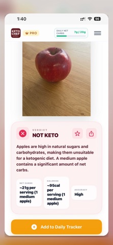 KETO CHEF by Oded Talmor Screenshot 3 of 4