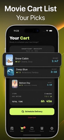smartcart: movie simulator iPhone screenshot 7