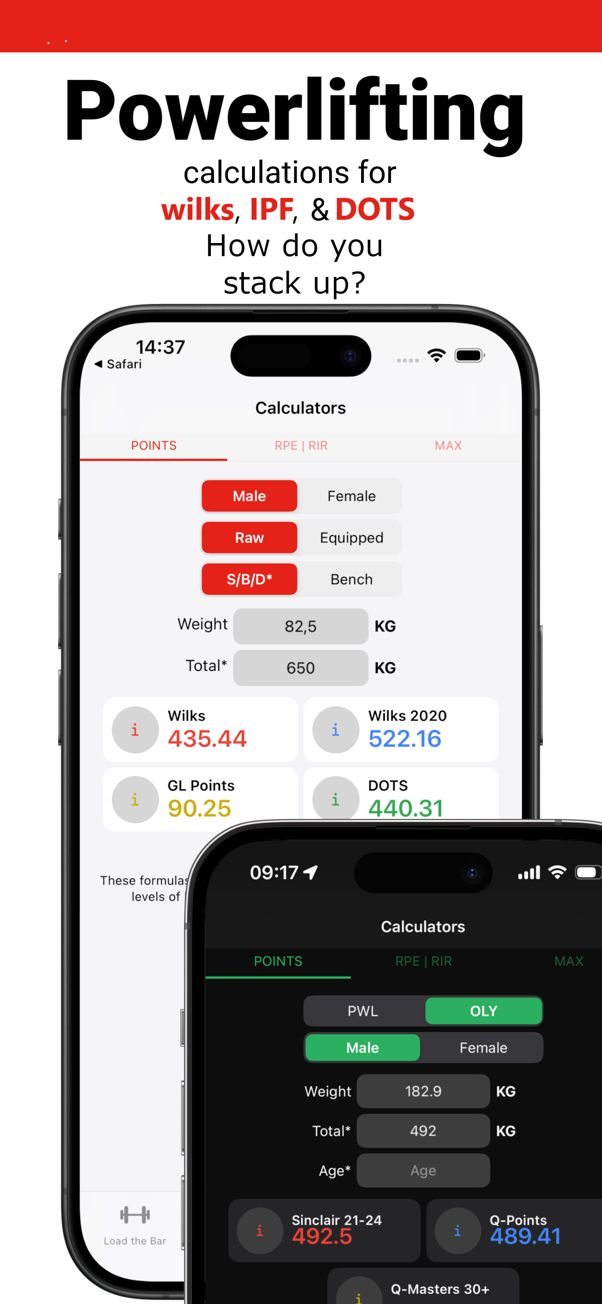 Bar Is Loaded - Gym Calculator