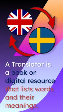 English Swedish Translator iPhone image 1
