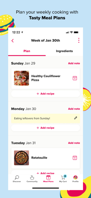 ‎Tasty: Recipes, Cooking Videos Screenshot