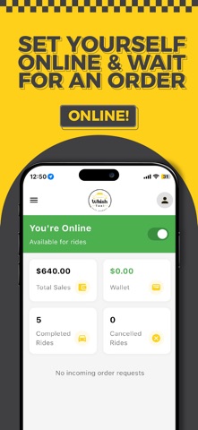 Whish Taxi Driver iPhone screenshot