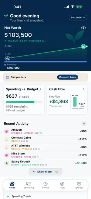 Sprout: Finance Companion screenshot 1