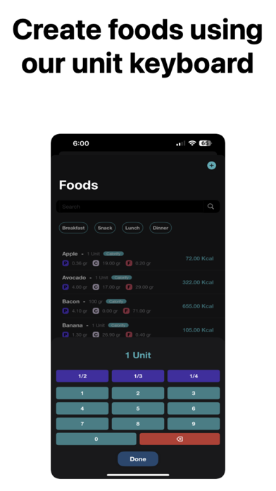 Meal Planner - CaloTrack Screenshot