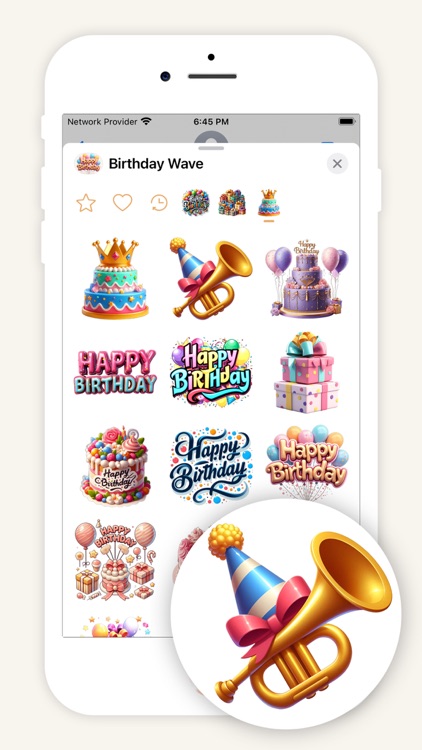 Birthday Wave Whistle Tickles