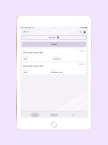 SLMS 360 iPad screenshot