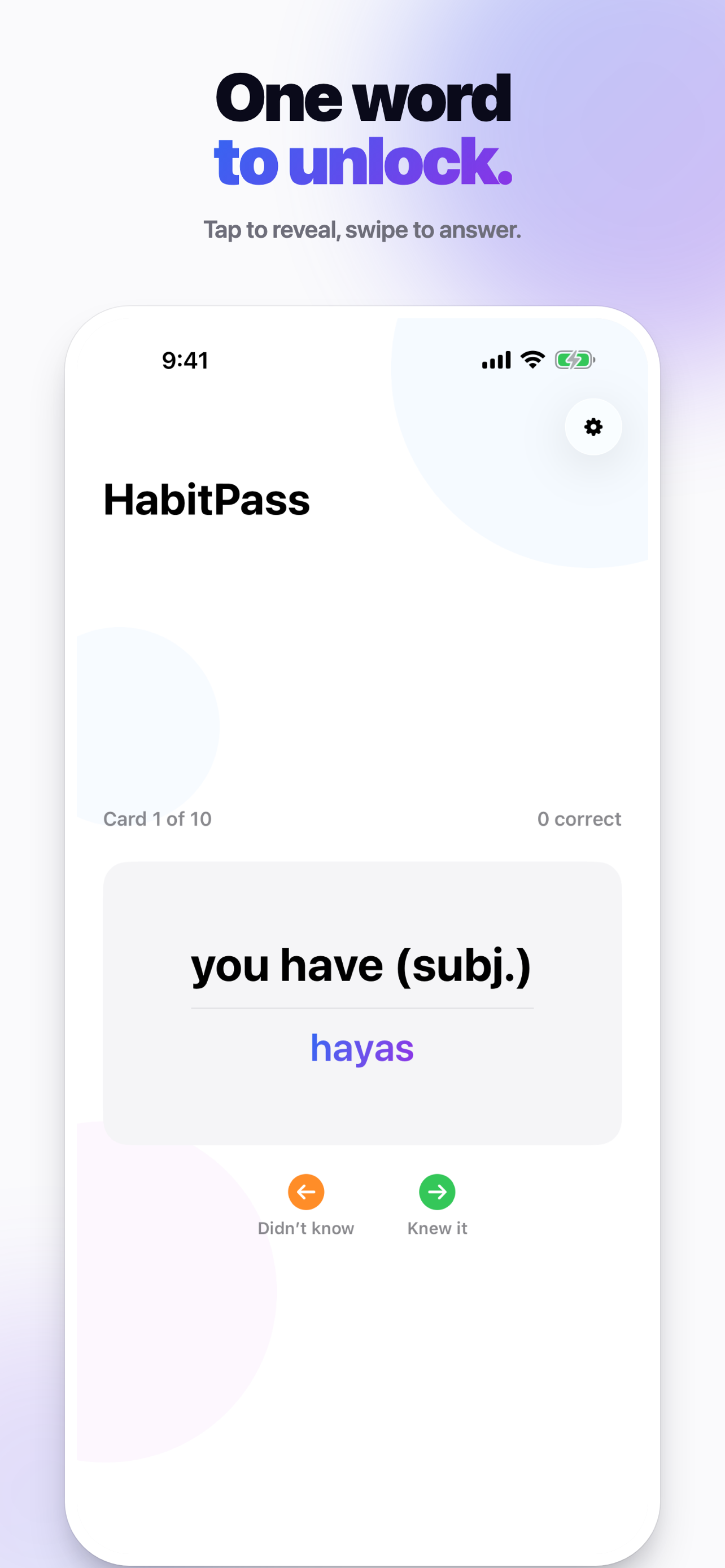 HabitPass: Unlock Language screenshot 3